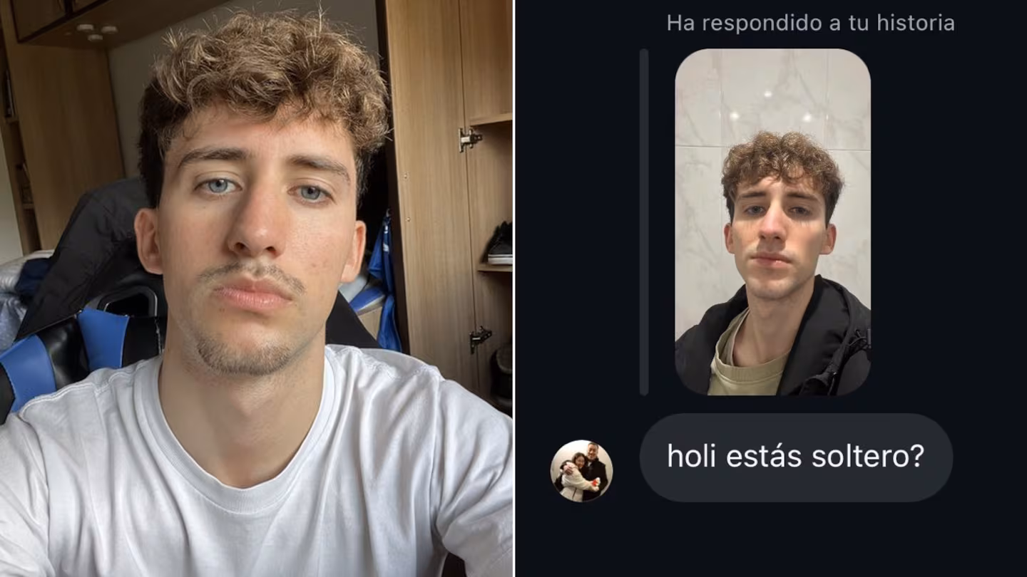 Quiso conquistar a un joven por Instagram, él no entendió la indirecta y su respuesta se volvió viral