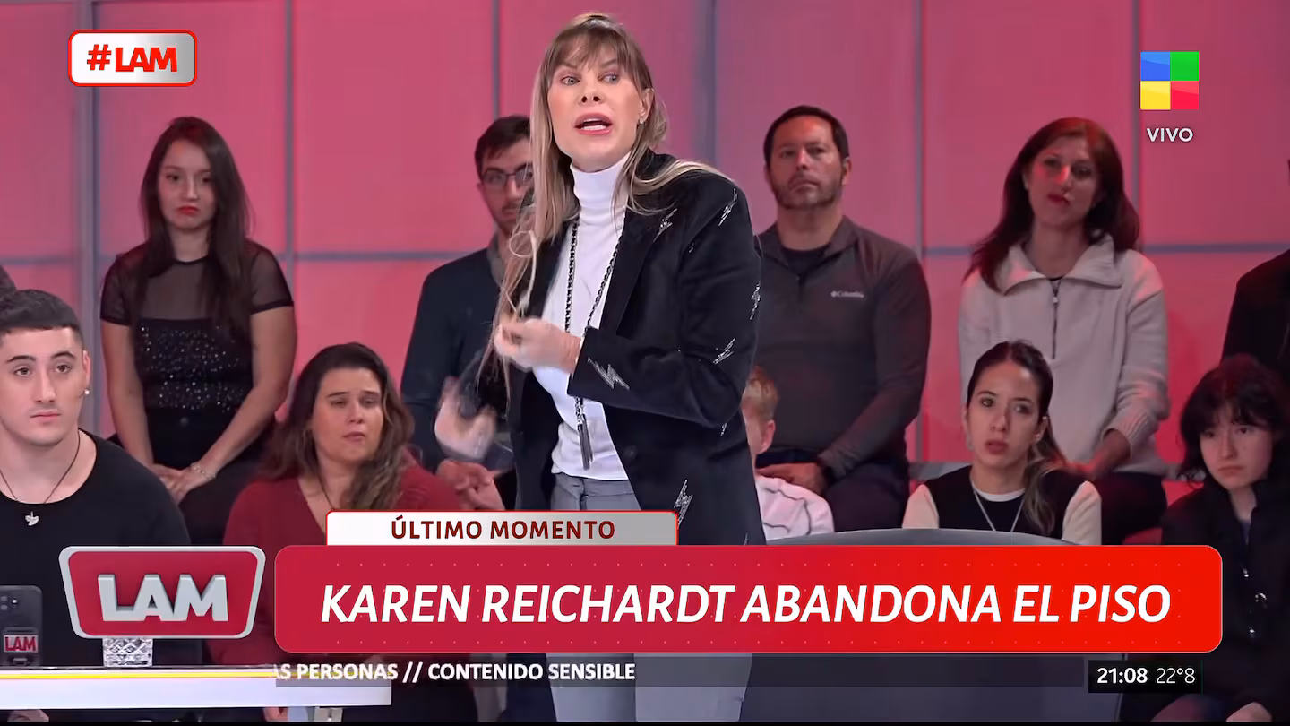 Karen Reichardt y Matilda Blanco protagonizaron un escandaloso cruce en LAM con gritos e insultos