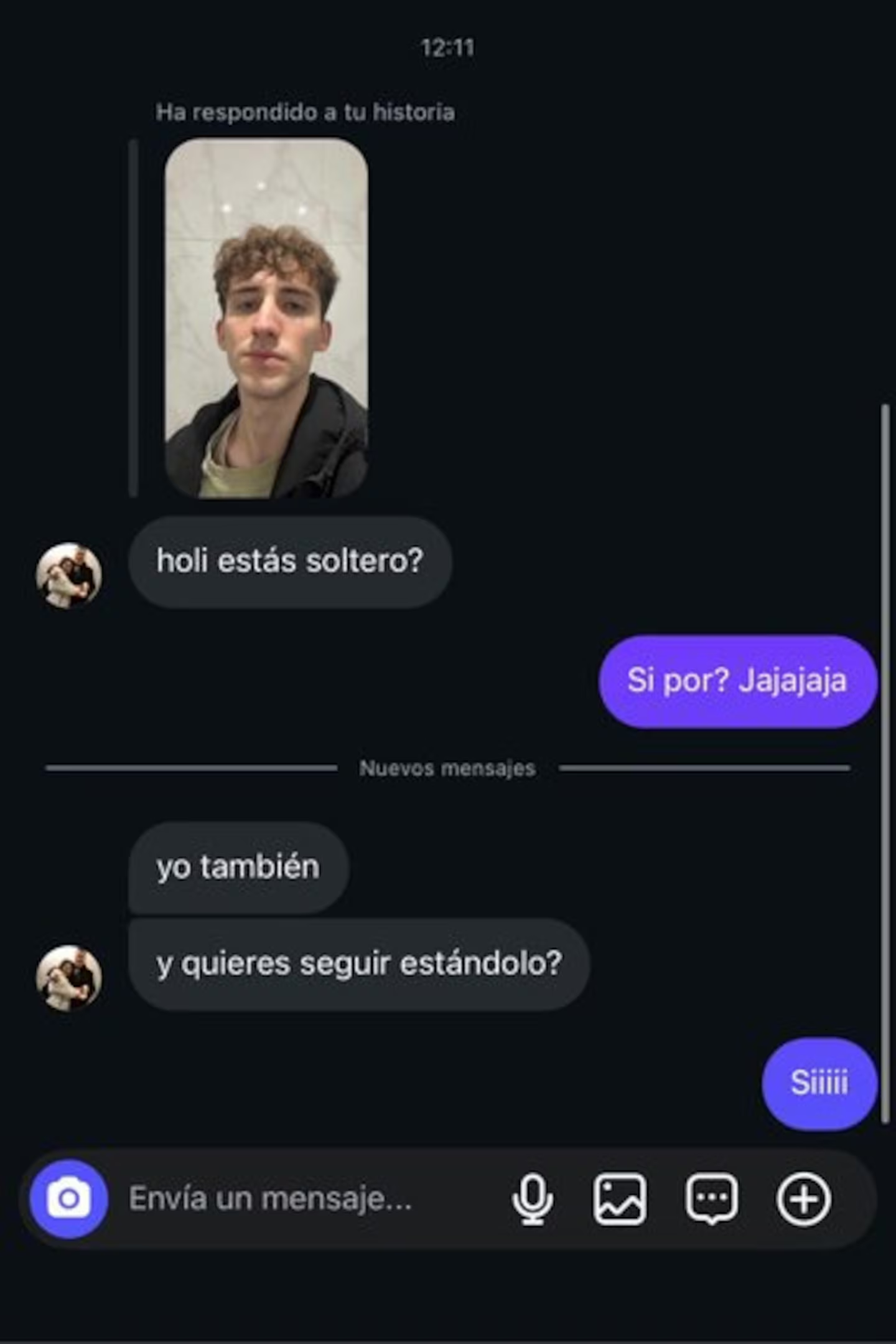 El joven no entendió el mensaje y se dio cuenta de su error mucho tiempo después. (Captura: X/@Davidgar04)