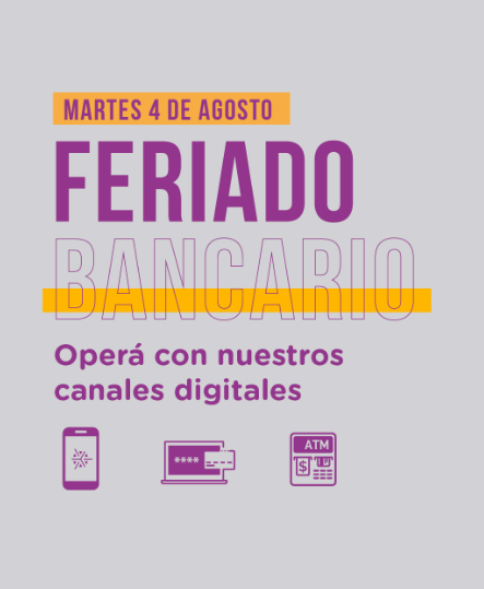 ¡Chau sucursales por un día! Este martes se descansa y la guita se mueve en modo digital